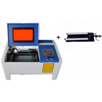 Plotter de Corte Láser CO2 40W 35x24cm (K40) + Air Assist + Red Point + Accesorios